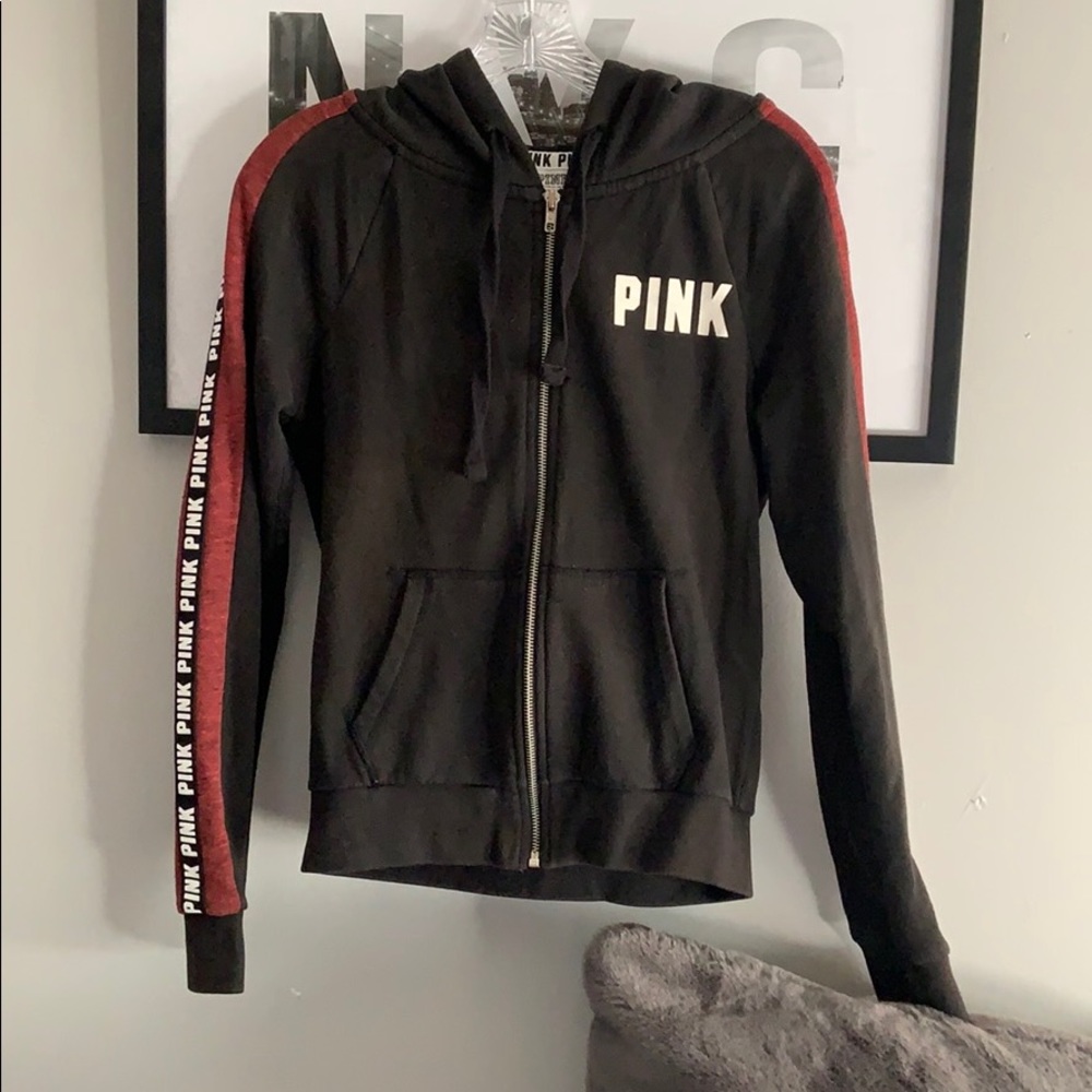 women/juniors/girl pink zip up